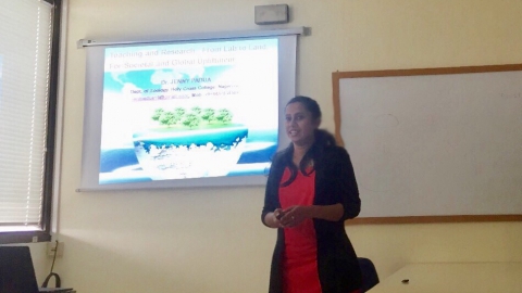 Dr. Jenny Chandar Padua came to our laboratory as a visiting researcher thanks to the Erasmus Mundus Euphrates Research Fellowship by the European Union