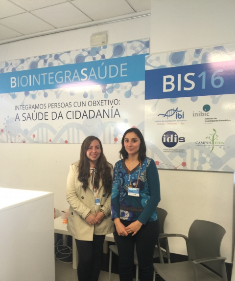 Our PhD students participated in the BioIntegraSa&uacute;de2016 meeting which took place in Santiago de Compostela.